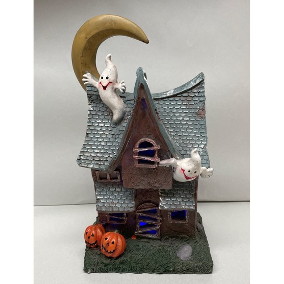 Other - VINTAGE HALLOWEEN HOUSE LIGHT UP Color Changing DECORATION SPOOKY TESTED